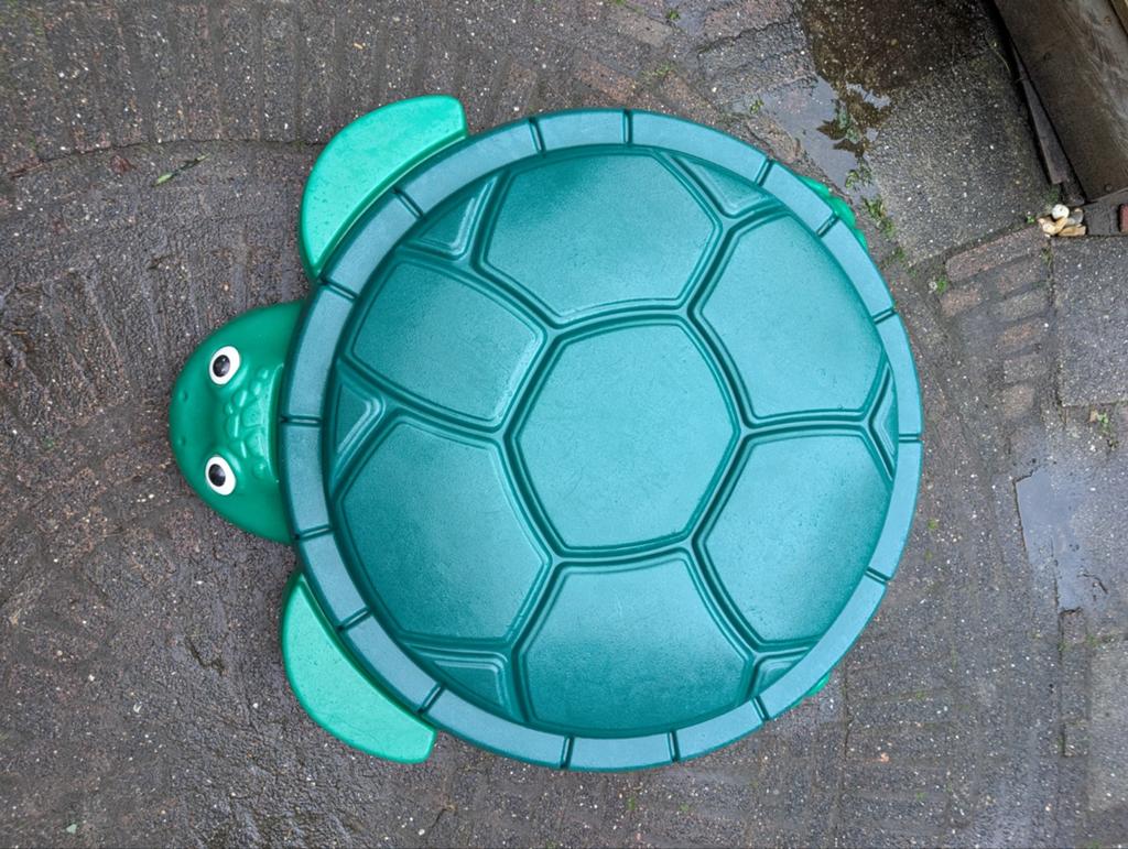 Zandbak Little Tikes 111x109x30cm, Ophalen, Gebruikt