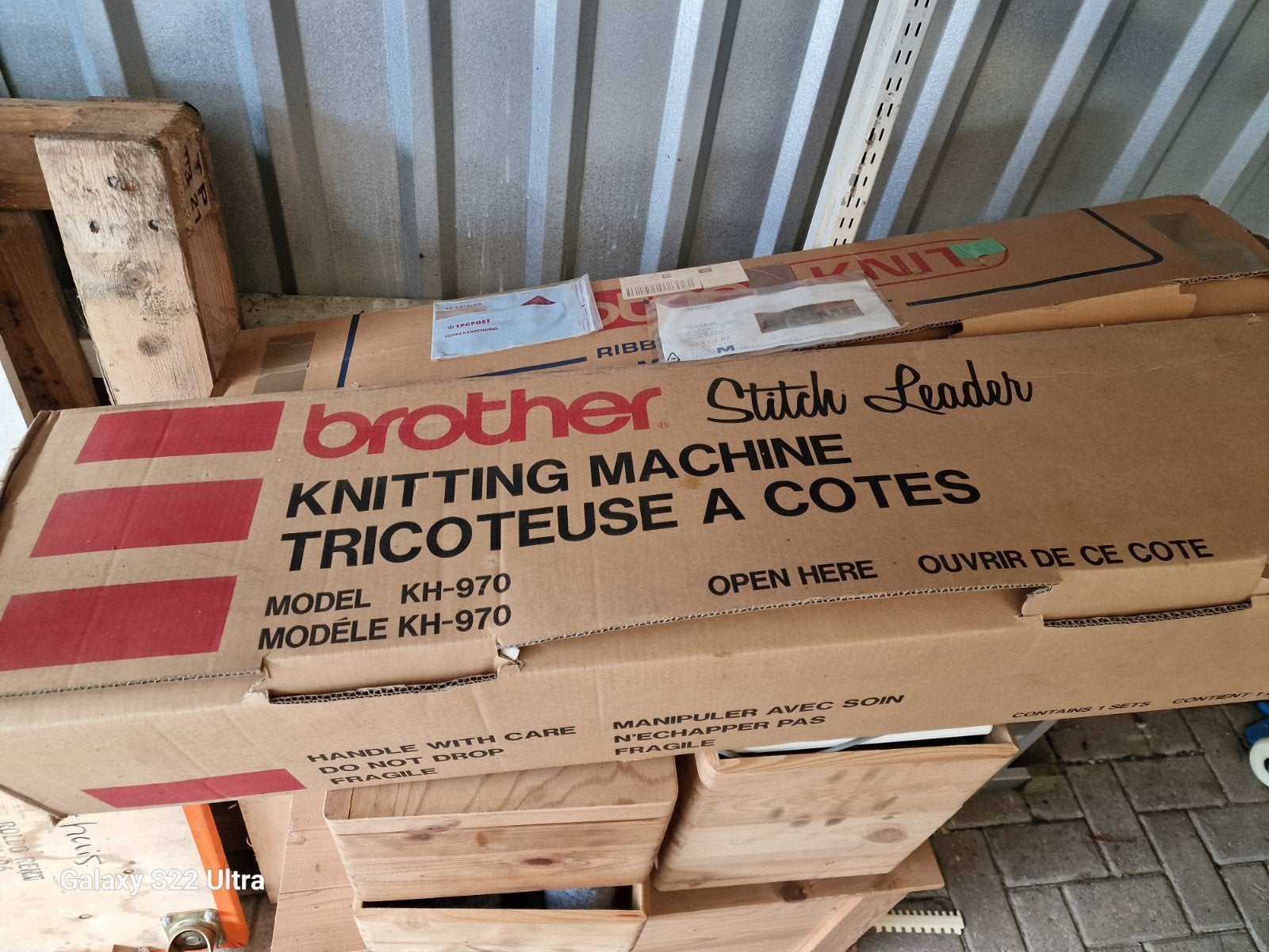 Brother KH-970 Breimachine - Nog compleet in doos, Hobby en Vrije tijd, Ophalen, Nieuw, Naaimachine, Brother