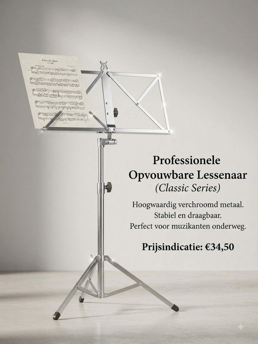Professionele Opvouwbare Lessenaar muziekstandaard, Ophalen of Verzenden, Nieuw, Muziekstandaard, Overige instrumenten
