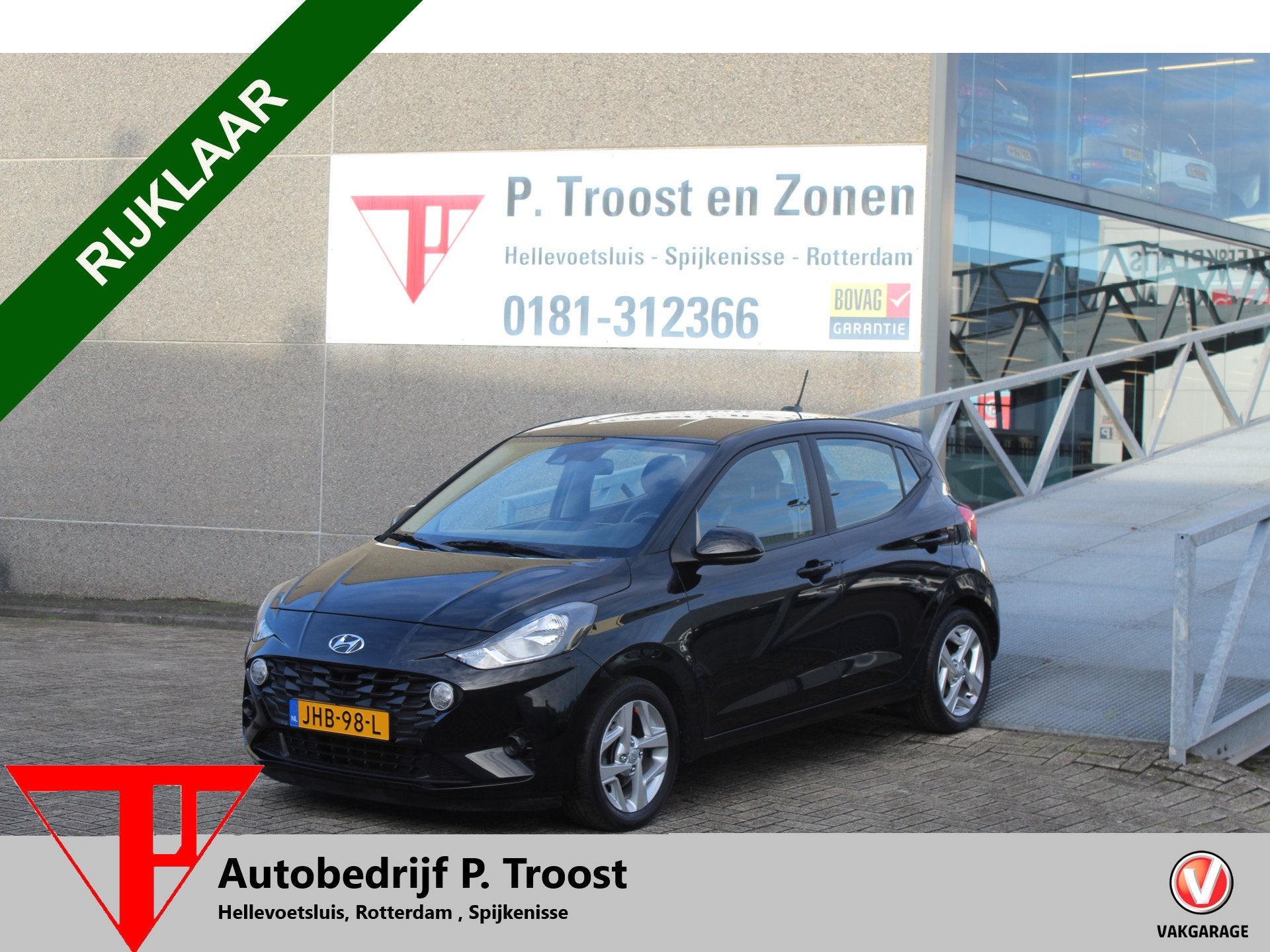 Hyundai i10 1.0 5-zits Automaat/Cruise control/Bluetooth/Par, Auto's, 12 maanden, Stof, Gebruikt, 899 kg