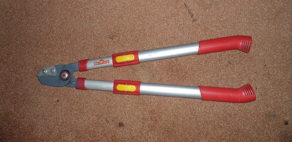 Takkenschaar - Wolf Garten - Lengte armen 65-90cm, Tuin en Terras, Takkenscharen, Ophalen, 50 mm of meer, Zo goed als nieuw, Telescopisch