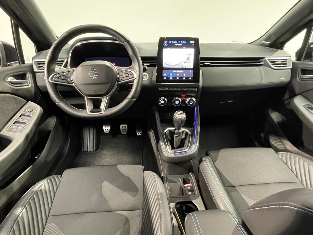 Renault Clio 1.0 TCe 90 GPF esprit Alpine | BOSE-Audiosystee, Auto's, Gebruikt, Met garantie (alle), Leder en Stof, Zwart