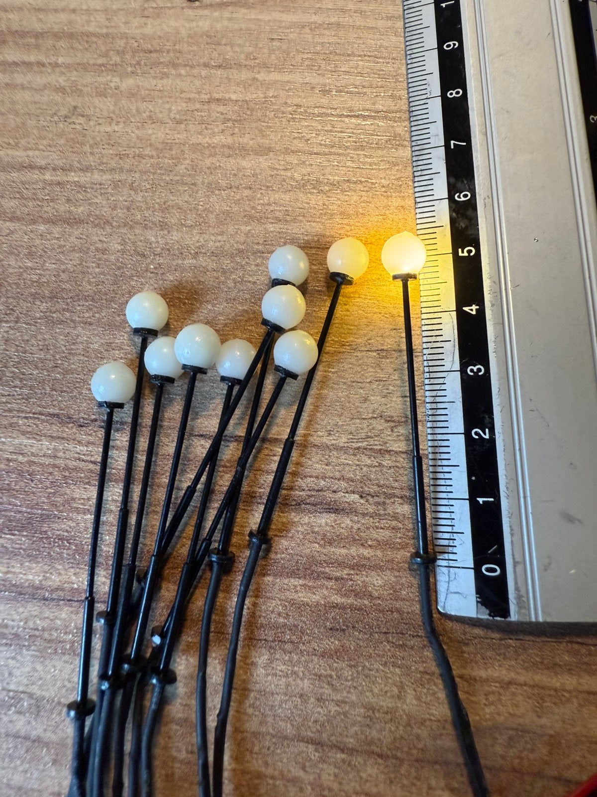 H0 lantaarnpalen | 5cm | 10stk, Overige merken, Gelijkstroom, Verzenden, Overige typen