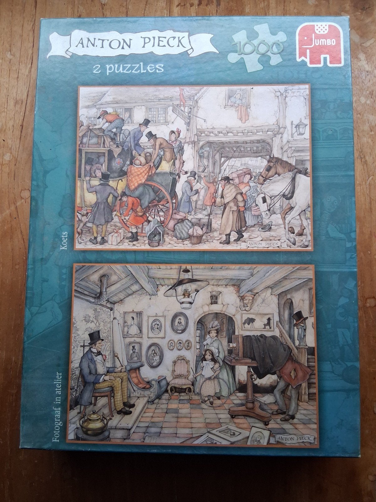 Puzzel Anton Pieck, Ophalen, 500 t/m 1500 stukjes, Zo goed als nieuw