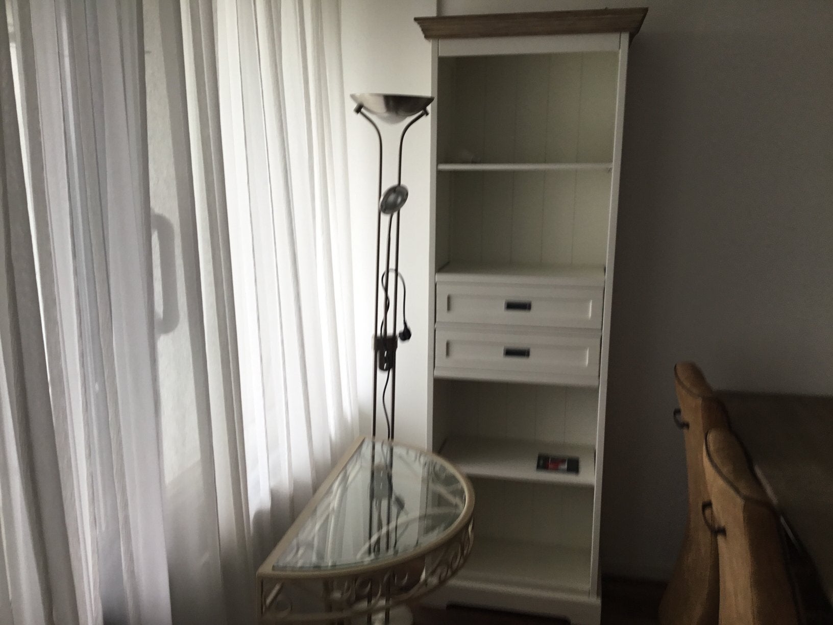 Leuke wandkast massief hout, Zo goed als nieuw, Minder dan 100 cm, 25 tot 50 cm, 50 tot 100 cm