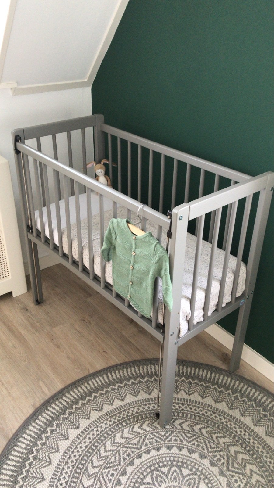 Petit Amélie co-sleeper wieg inclusief matrasje, Kinderen en Baby's, Ophalen, Zo goed als nieuw, Ledikant