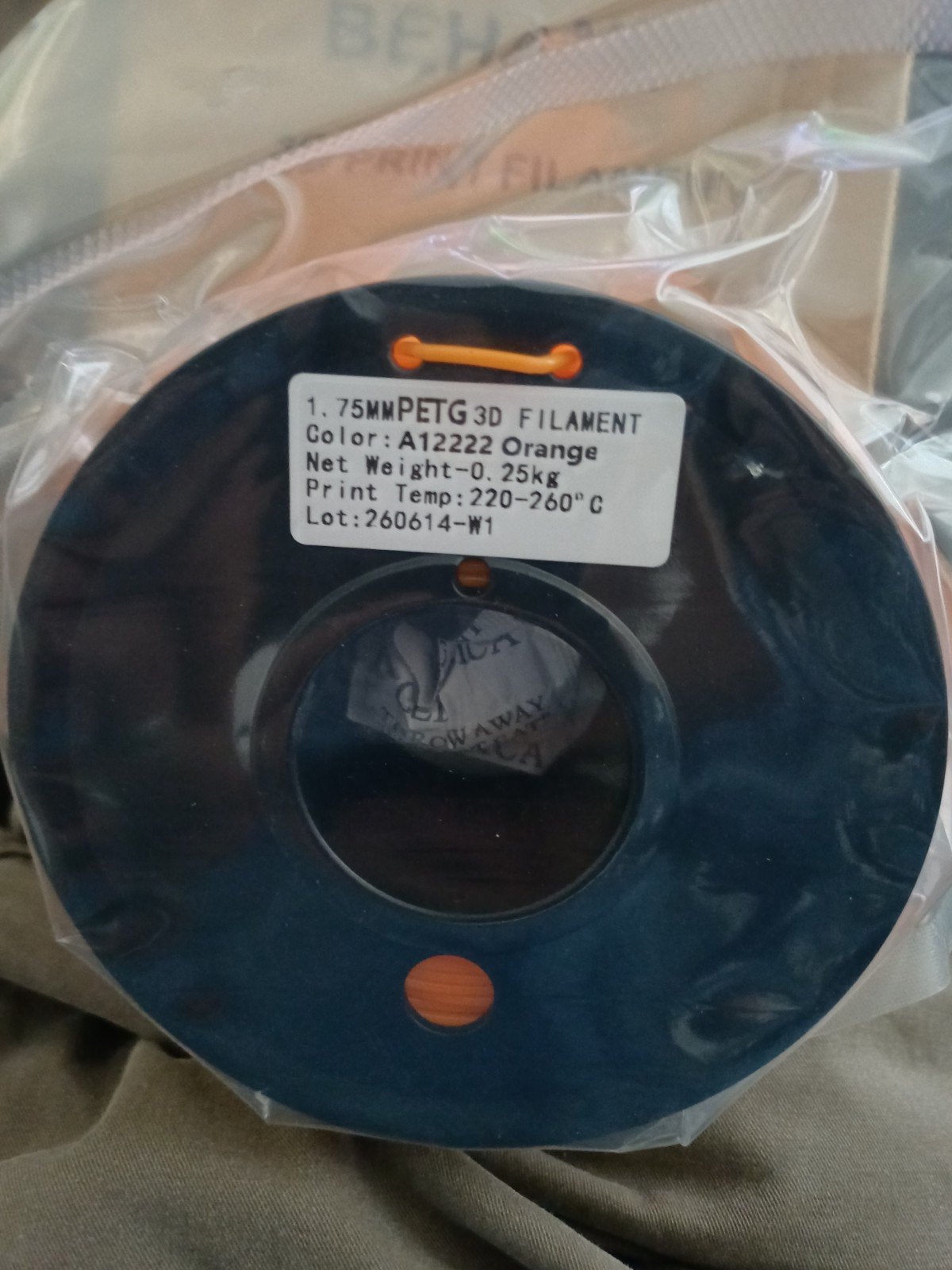 D3 printer   petg   kleur Oranje, Ophalen