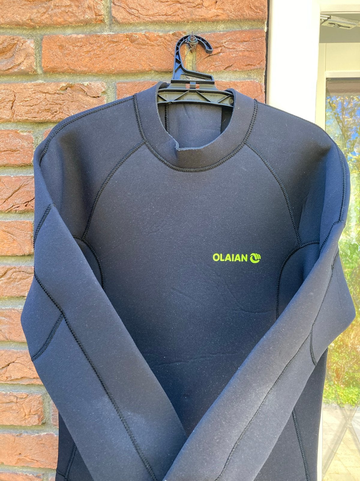 Olaian wetsuit surfpak heren, L, neopreen, zwart, Ophalen, Zo goed als nieuw, Overige typen