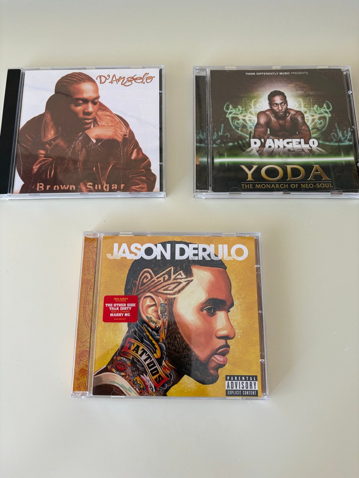 D'Angelo & Jason Derulo CD's - Pop/R&B Collectie, Pop, Ophalen of Verzenden, Zo goed als nieuw, Inclusief doosje