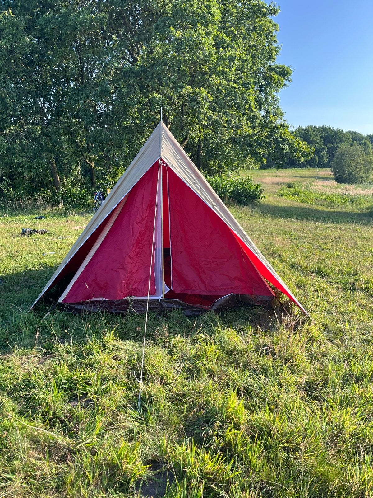 Kwaliteit 3-persoons tent - ideaal voor kamperen, Caravans en Kamperen, Tenten, Ophalen of Verzenden, Gebruikt, Tot en met 3