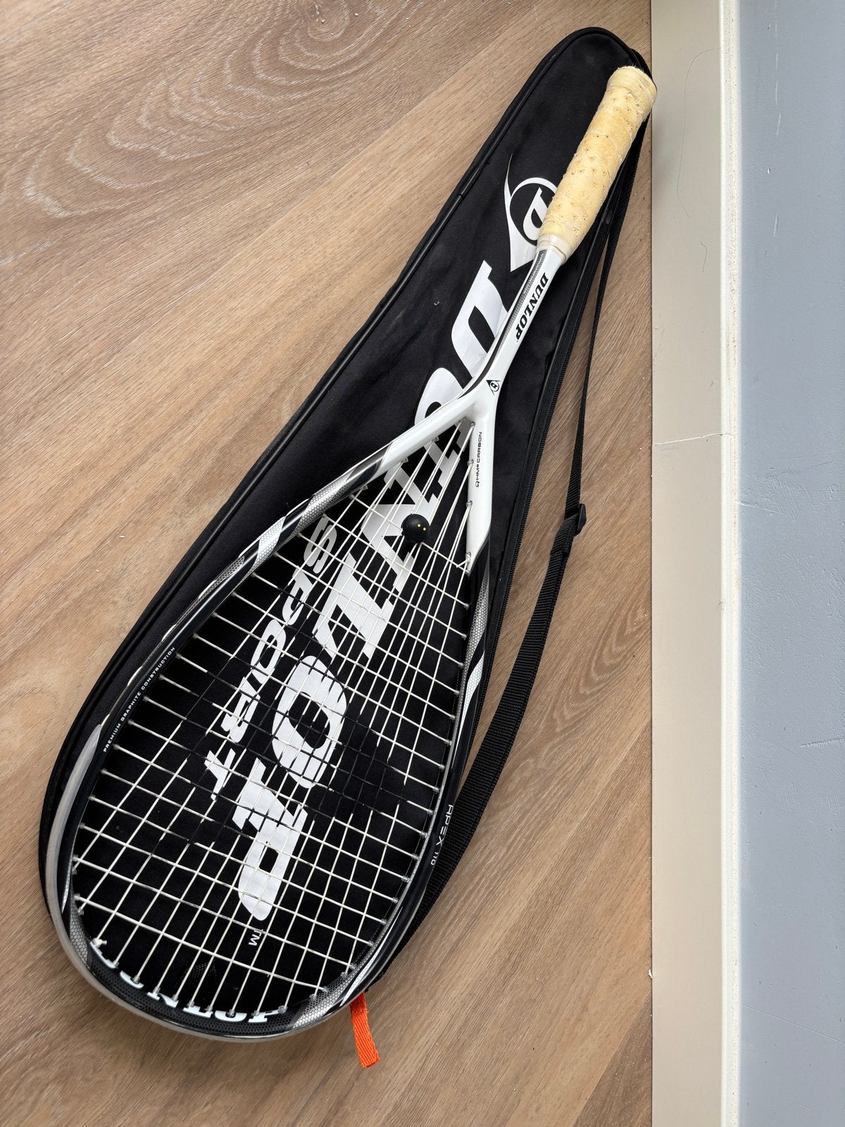 Dunlop Squash Racket met Hoes, Ophalen, Gebruikt, Racket, Met hoes