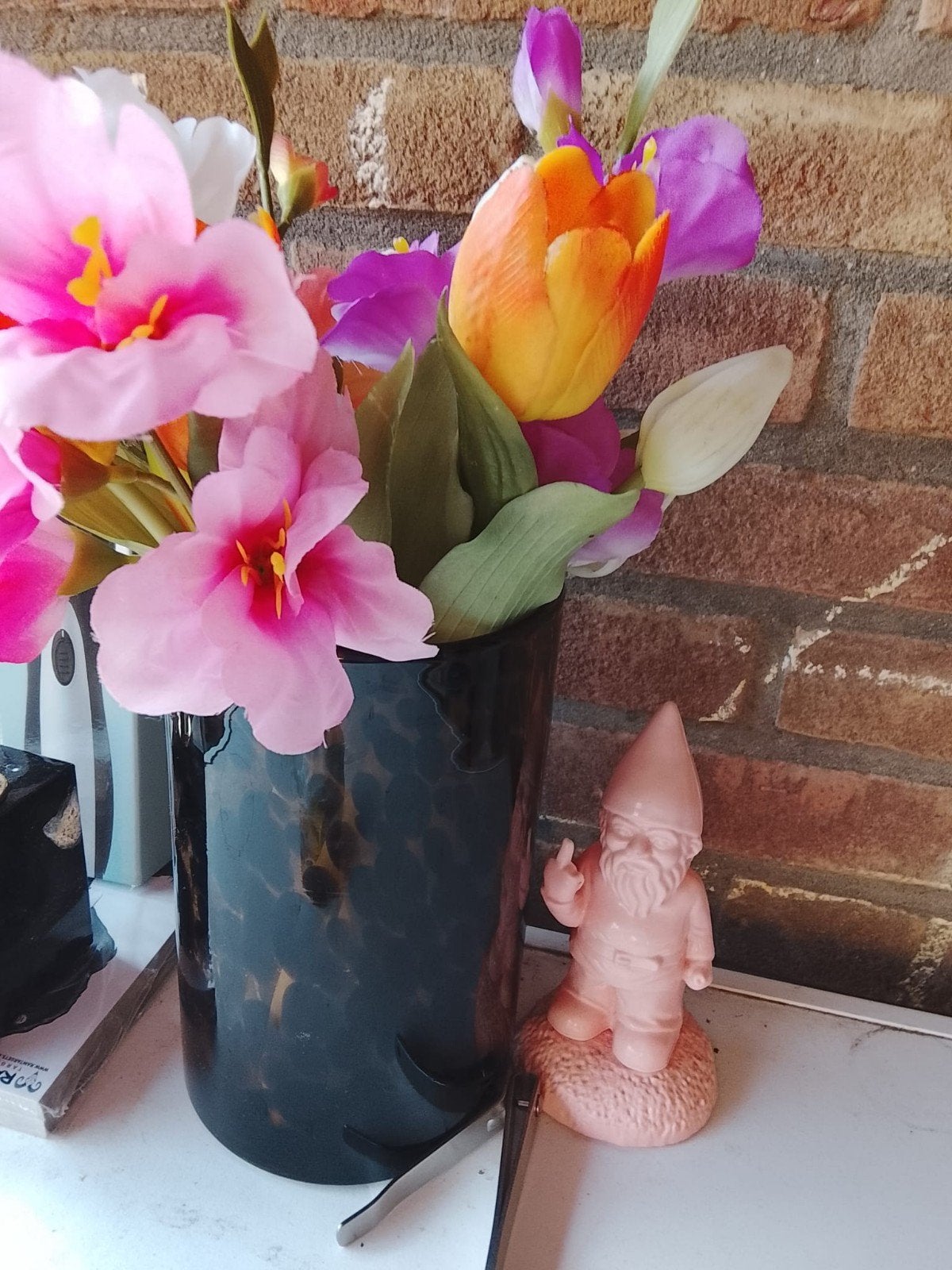 Vaas met bloemen, Ophalen, Zo goed als nieuw