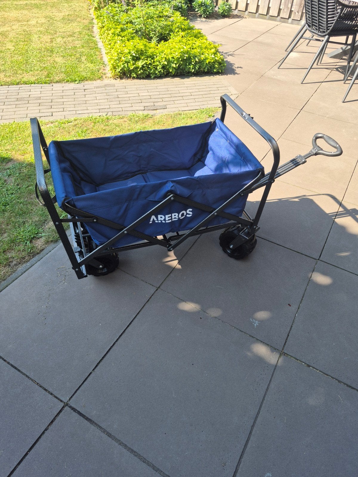 Arebos Opvouwbare Bolderkar - Handig en Compact, Ophalen, Opvouwbaar, Zo goed als nieuw