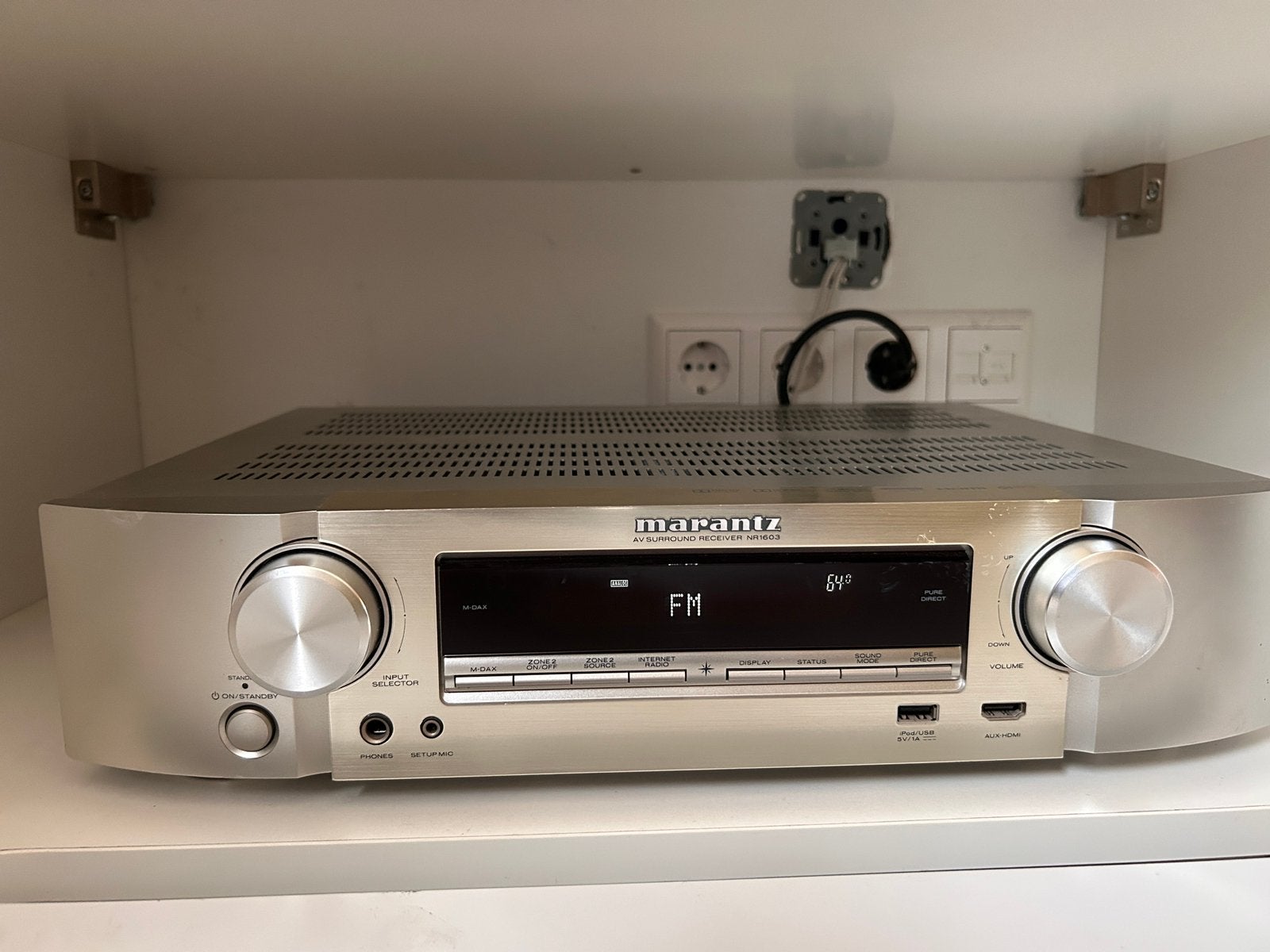 Marantz NR1603 AV receiver / versterker – HDMI + netwer, Ophalen of Verzenden, Zo goed als nieuw, Marantz