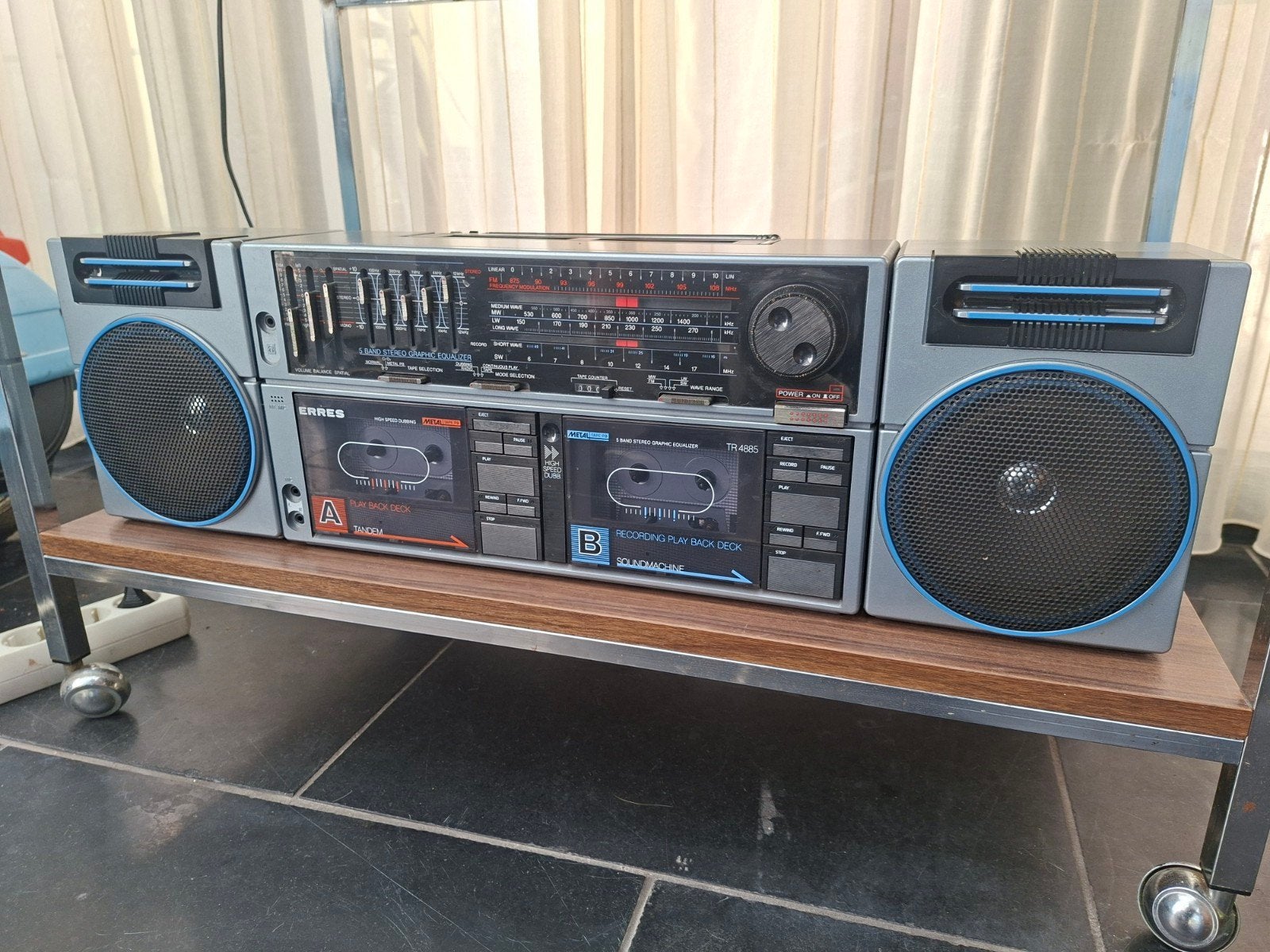 Ghettoblaster  Erres TR-4885, Ophalen of Verzenden