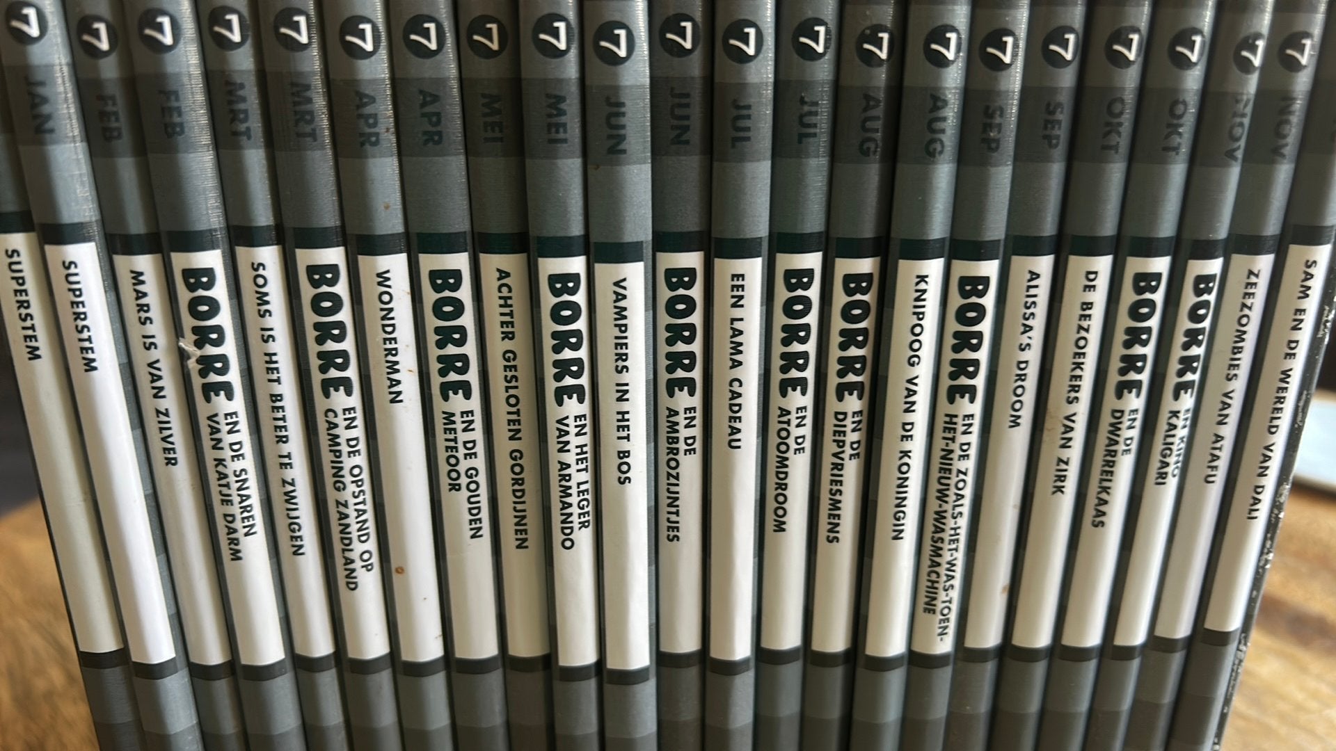 Set aan van 'De Borre Boekjes' voor groep 7, Boeken, Ophalen of Verzenden, Zo goed als nieuw, Overige onderwerpen