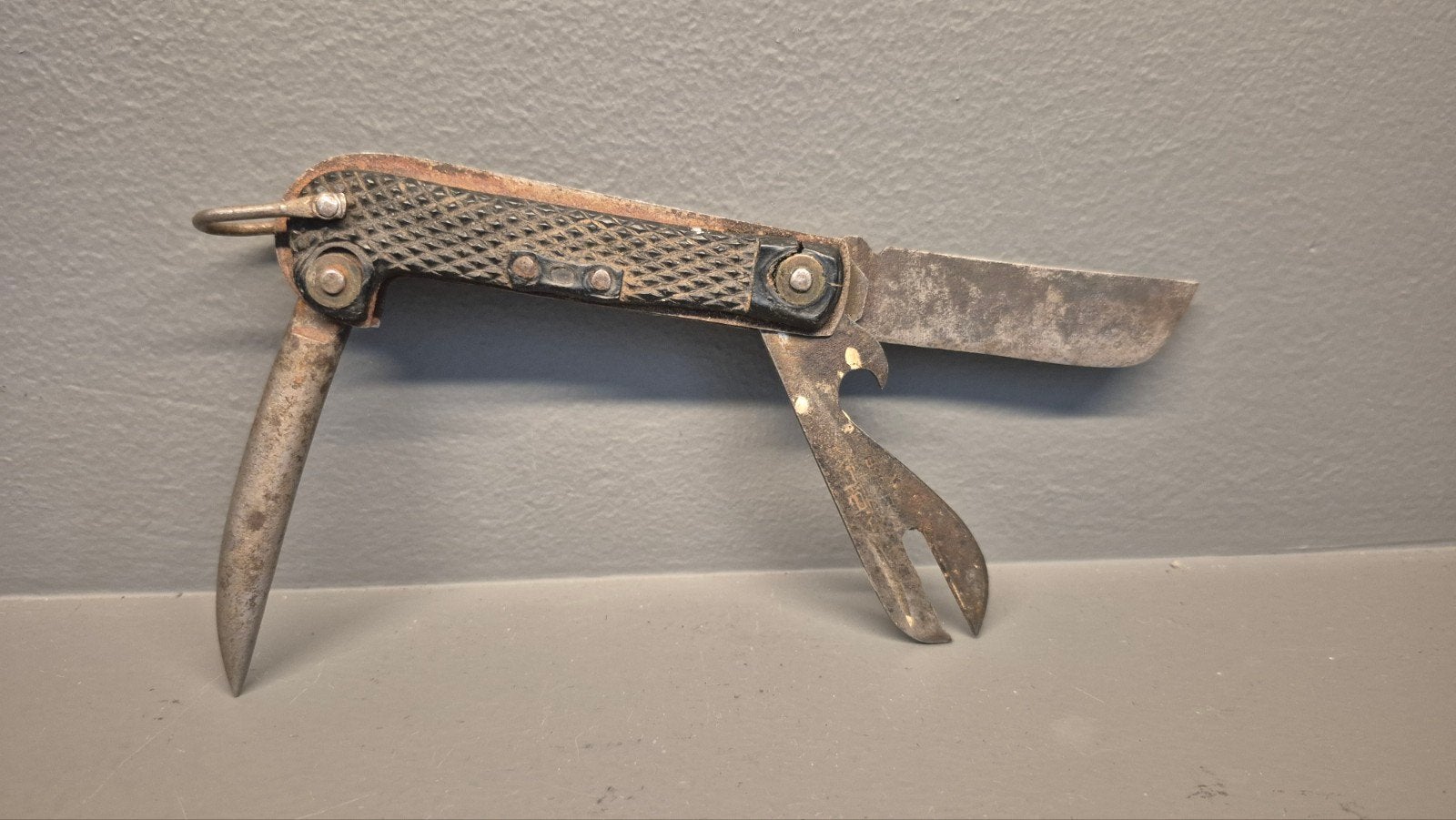 Brits WWII Leger Zakmes - 16 cm lengte, Verzamelen, Ophalen of Verzenden, Landmacht, Engeland, Mes of Dolk