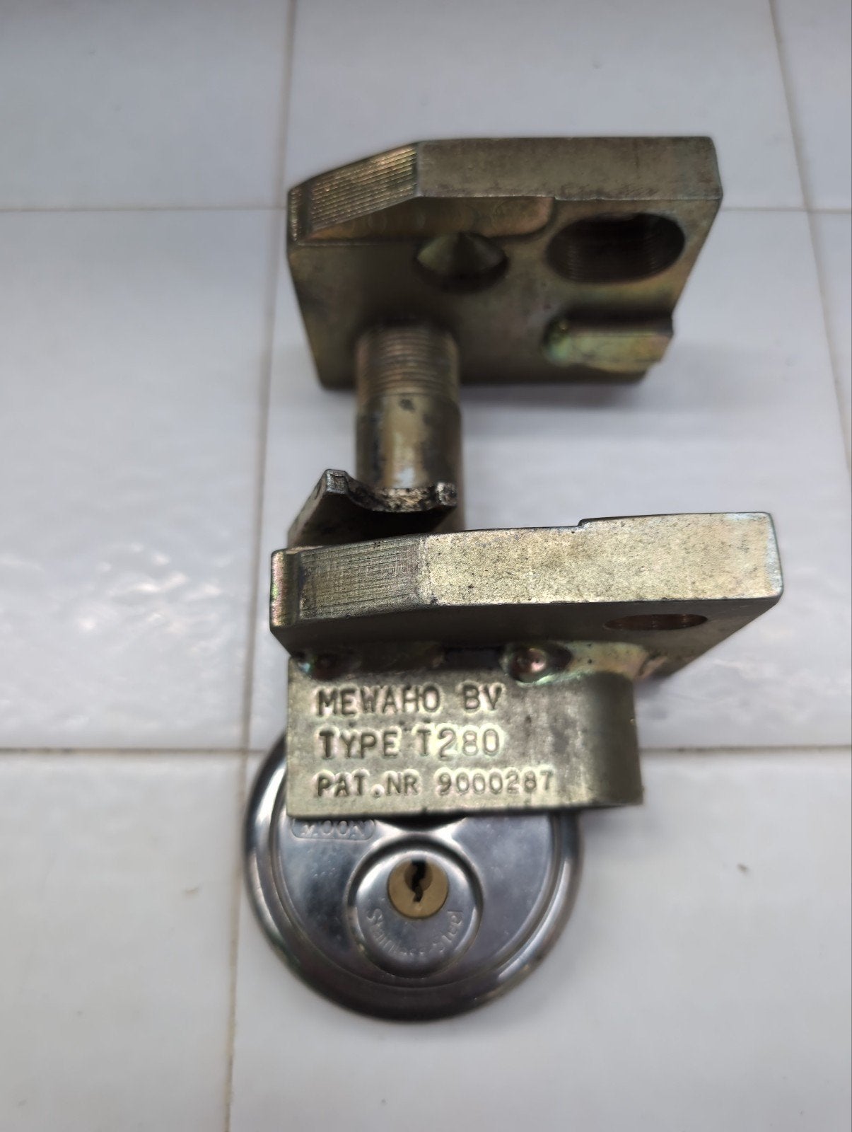 Mewaho BV Type T280 Dissel slot, Ophalen of Verzenden, Gebruikt, IJzer, Slot