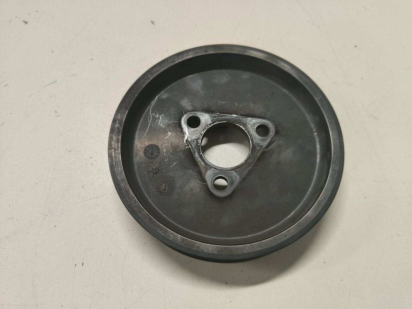 Poelie waterpomp kunstof diverse BMW M52 M54 6 CYL 324217408, Gebruikt, -, Ophalen of Verzenden, -