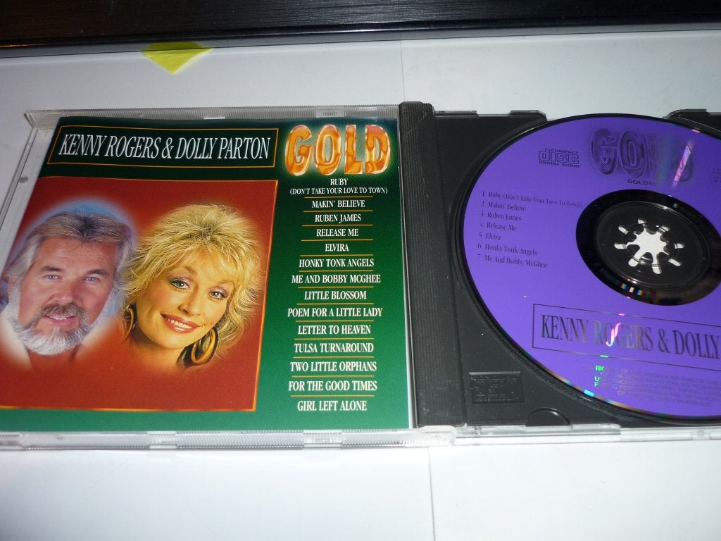 Kenny Rogers & Dolly Parton - Gold CD, Gebruikt, Inclusief doosje, Ophalen of Verzenden, Verzamelalbum