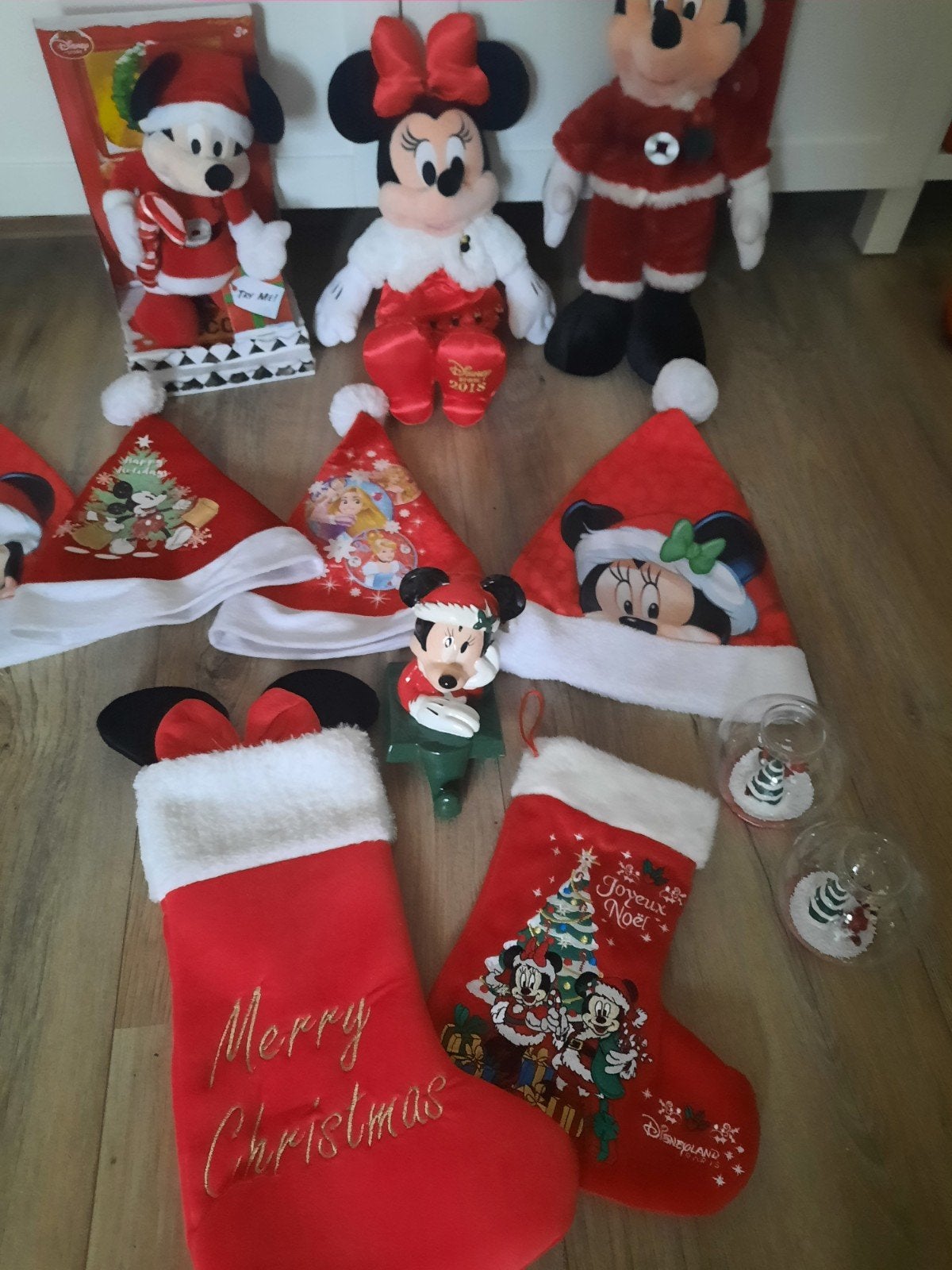 Disney diverse kerstartikelen, Ophalen of Verzenden, Mickey Mouse, Zo goed als nieuw, Beeldje of Figuurtje