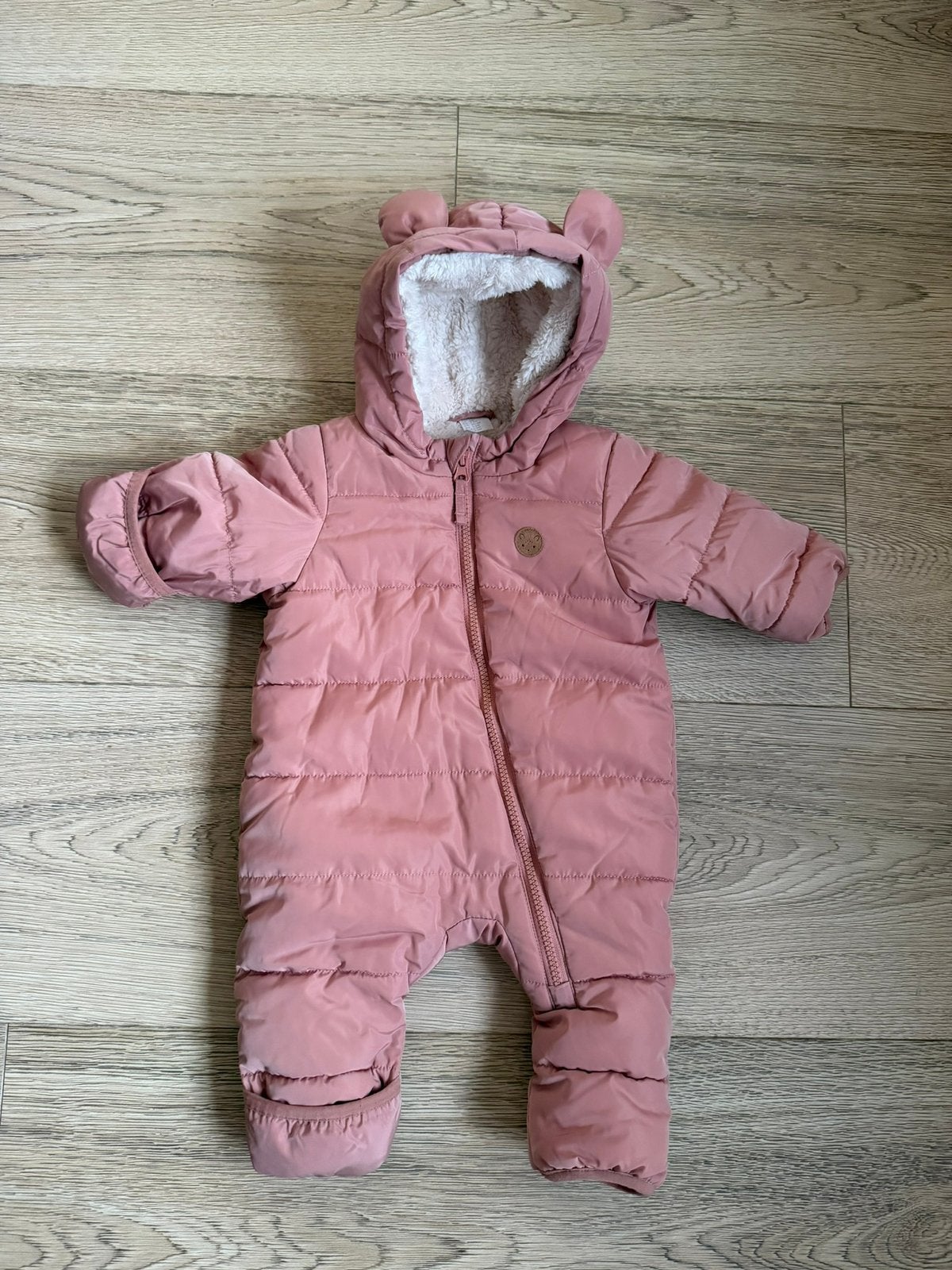 H&M skipak baby maat 56 roze, Ophalen of Verzenden, Zo goed als nieuw, Meisje, Pakje