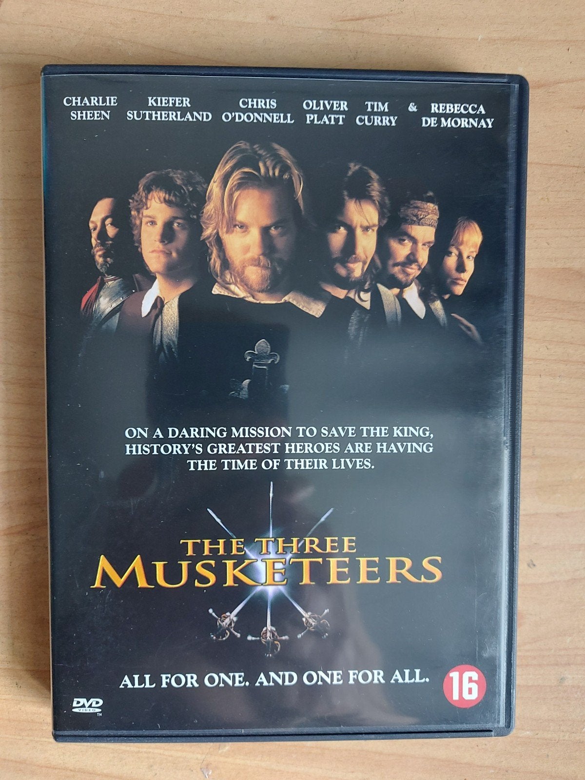 Three Musketeers - 1993 Charlie Sheen, Alle leeftijden, Ophalen of Verzenden, Zo goed als nieuw