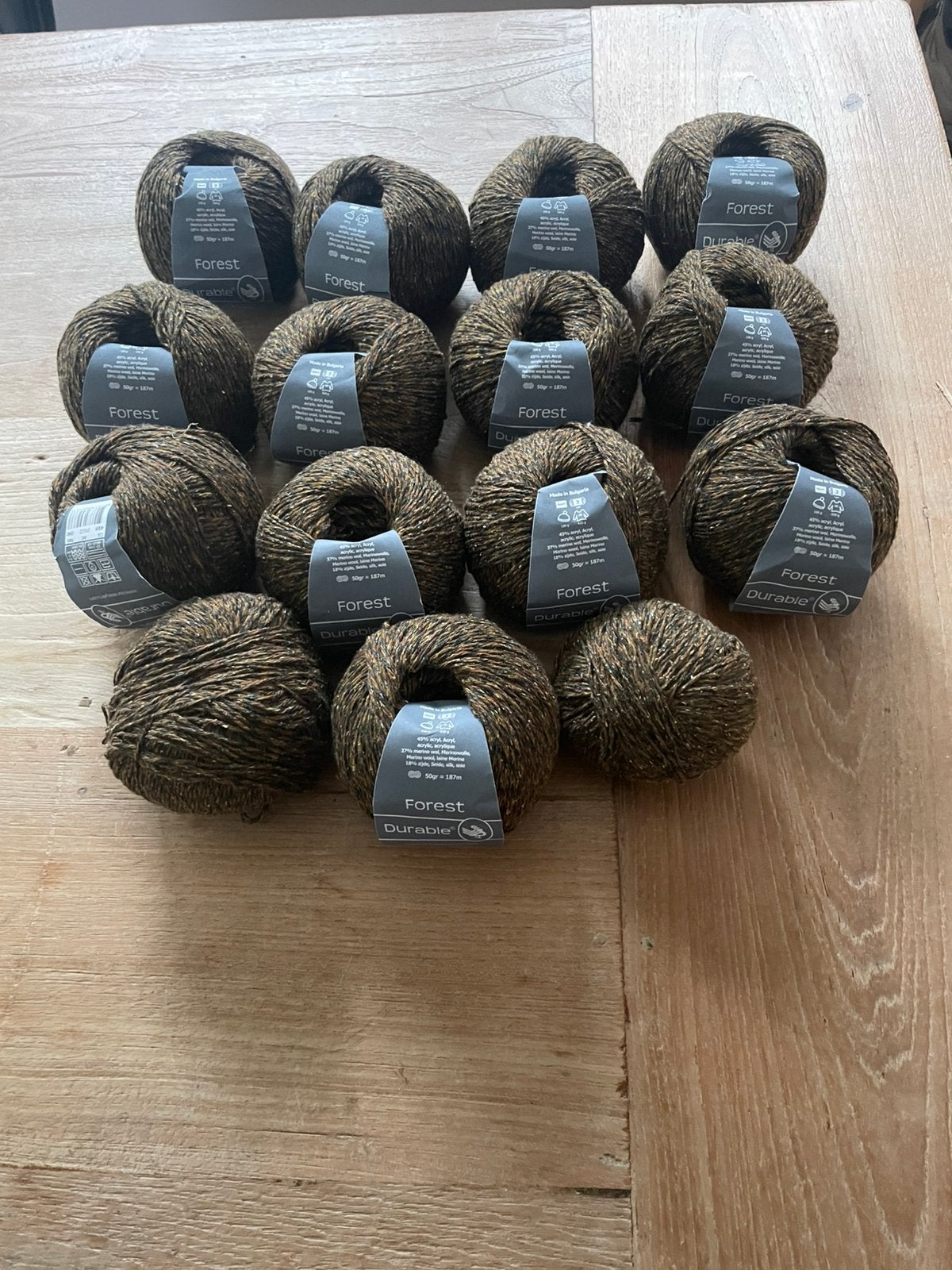 Durable Forest garen, breigaren/haakgaren, Ophalen of Verzenden, Zo goed als nieuw, Breien of Haken, Wol of Garen