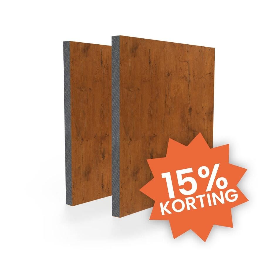 HPL platen rustiek eiken, Doe-het-zelf en Verbouw, Platen en Panelen, Ophalen of Verzenden, Nieuw, HPL, Minder dan 20 mm