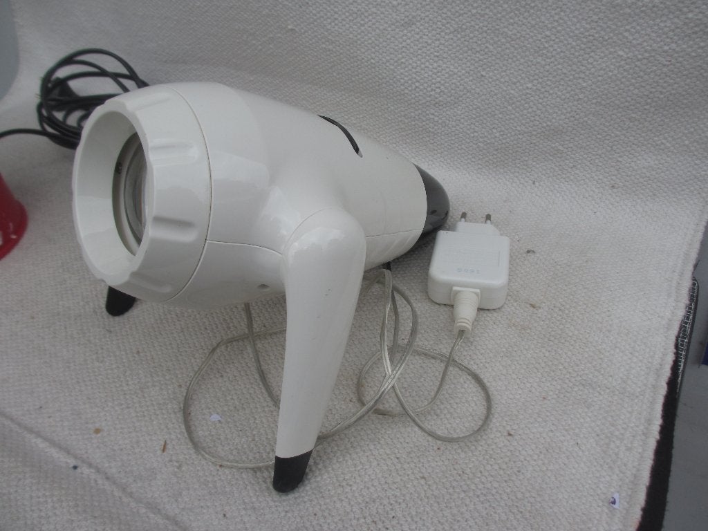 Ikea projectielamp SPRIDA en Krux tafellampen, Ophalen of Verzenden, Gebruikt, Metaal, Minder dan 50 cm