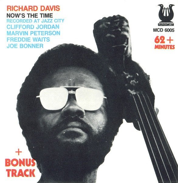 Richard Davis – Now's The Time (1989), Bonusmateriaal, Ophalen of Verzenden, Zo goed als nieuw, Jazz