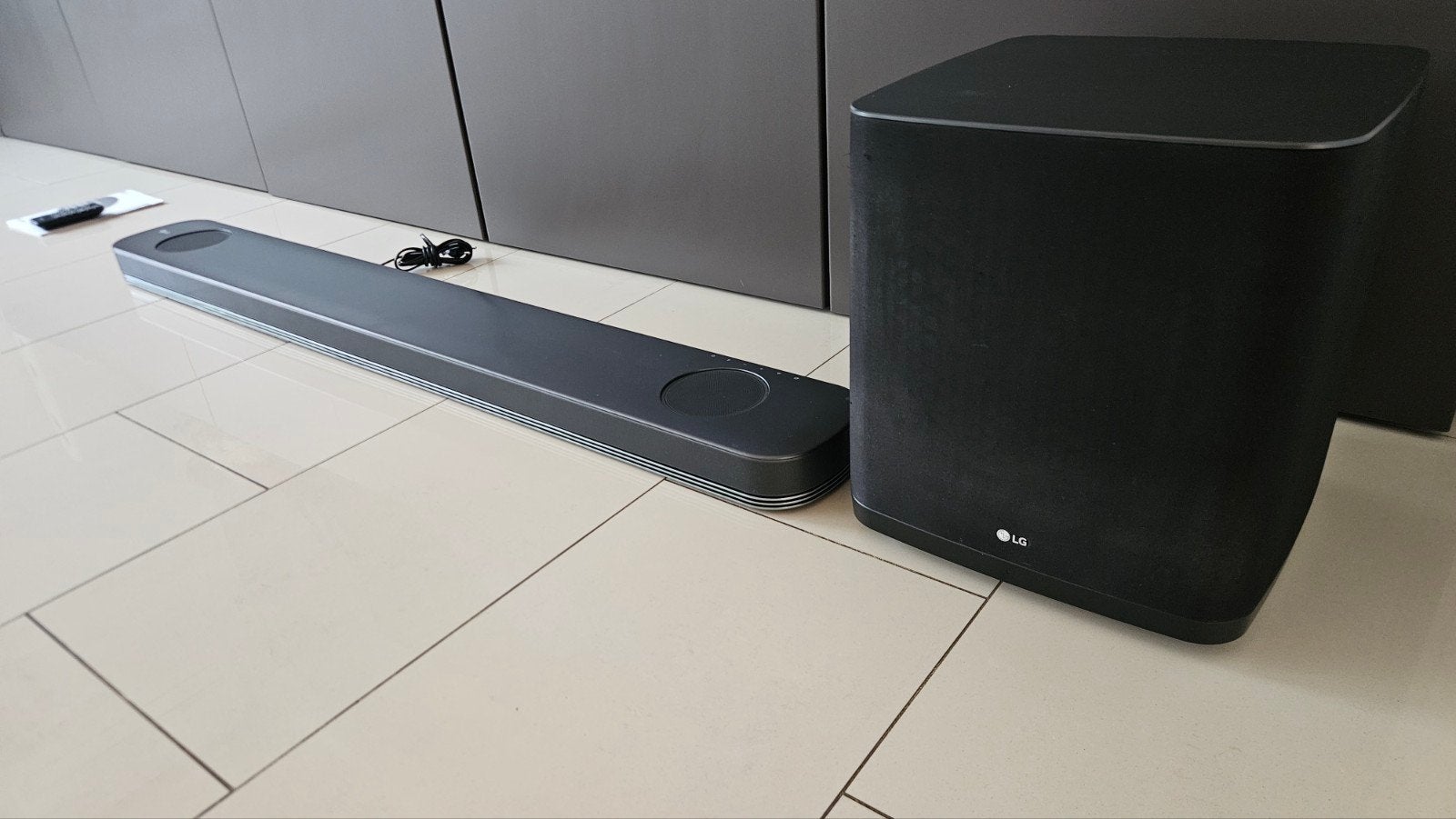 LG soundbar SJ9 Dolby Atmos Bluetooth streaming, Audio, Tv en Foto, Soundbars, Ophalen of Verzenden, Bluetooth, Zo goed als nieuw