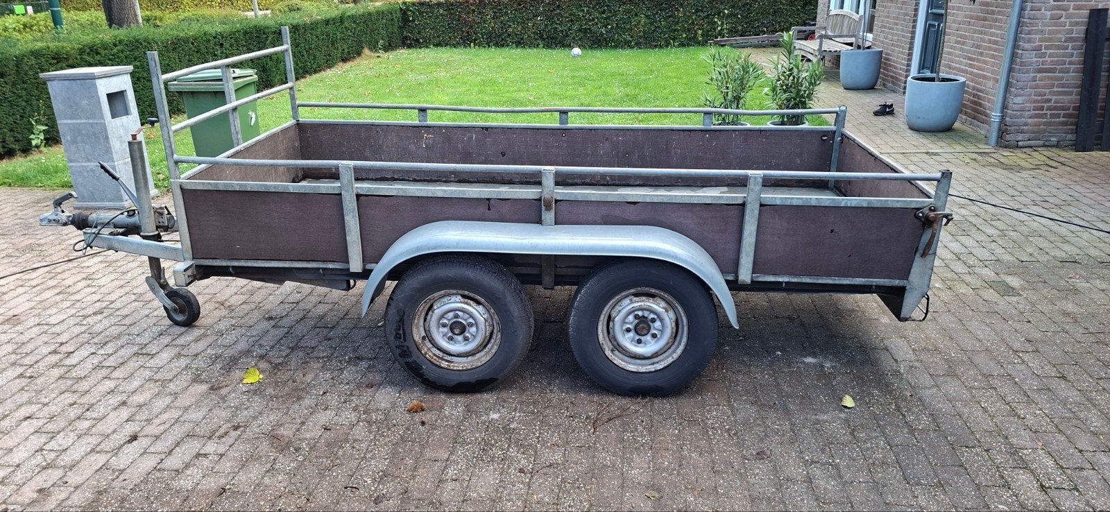 Aanhanger opknapper tandemasser., Auto diversen, Ophalen, Gebruikt