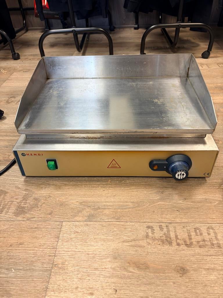 Hendi Bakplaat Grill - Professionele Horeca Kwaliteit, Ophalen, Gebruikt, Fornuis, Frituur en Grillen