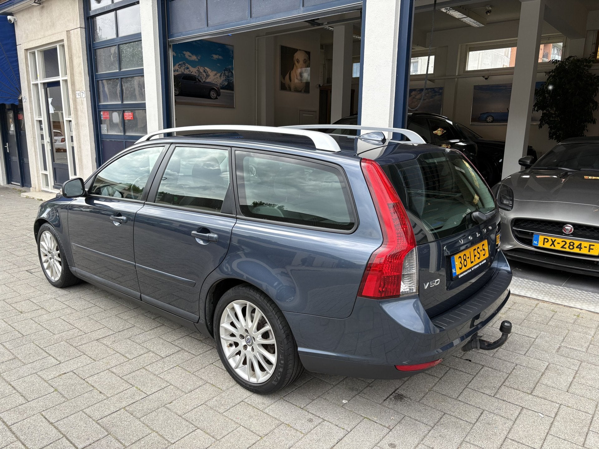 Volvo V50 1.6D S/S (bj 2010), Voorwielaandrijving, Gebruikt, 4 cilinders, Blauw