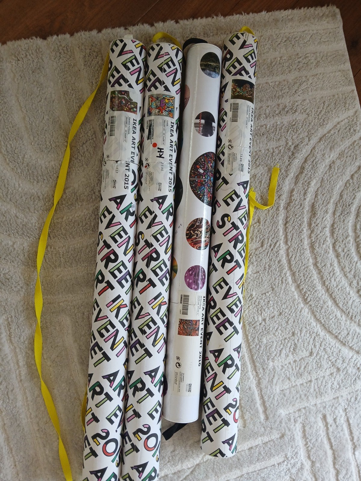 IKEA Art Event Posters 2015/2016 - Set van 4, Nieuw, Ophalen of Verzenden, Foto of Poster, 75 cm of meer