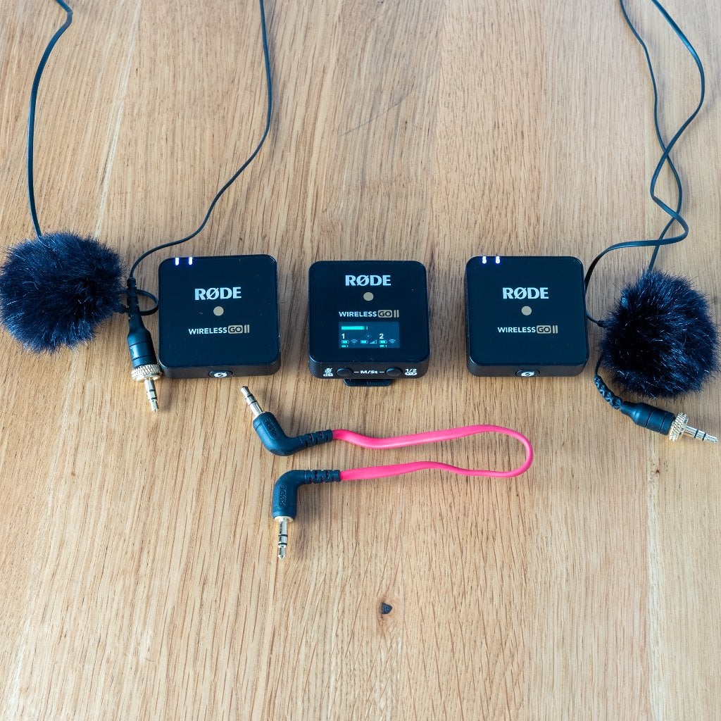 Rode Wireless Go II + 2x Rode Lavalier GO, Ophalen, Zo goed als nieuw, Overige typen, Draadloos