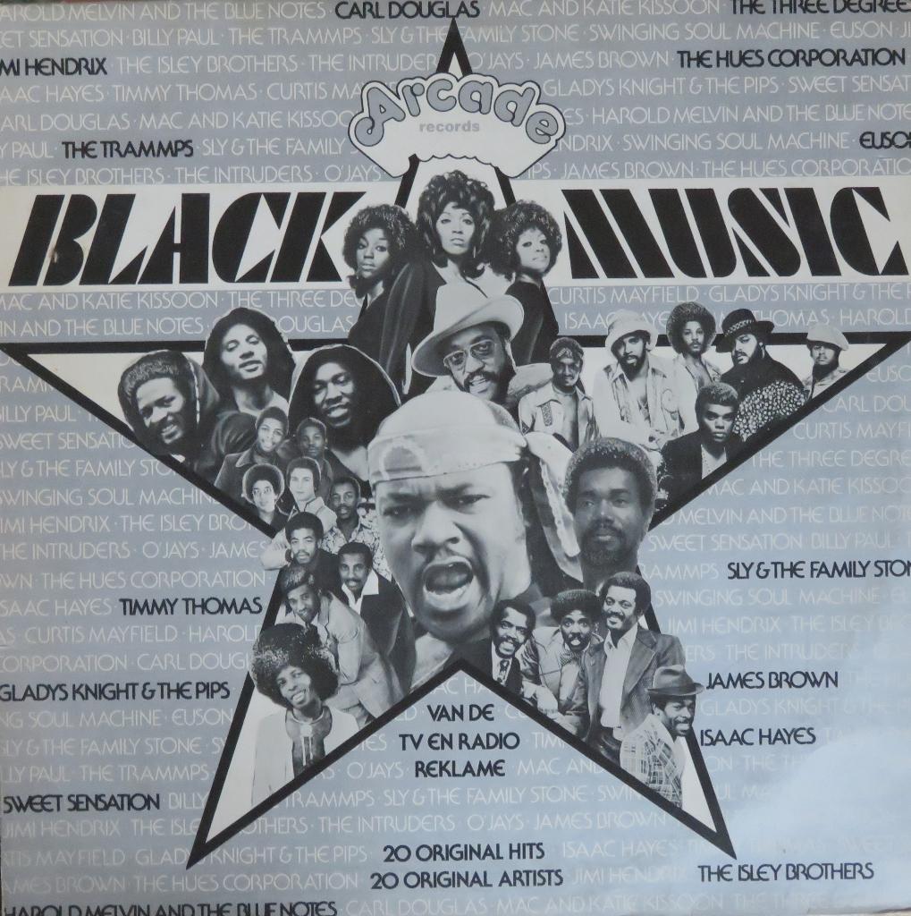 BLACK MUSIC @1974 - 20 Original Artists, Cd's en Dvd's, Gebruikt, Inclusief binnenhoes, Ophalen of Verzenden, 1970 - 1979