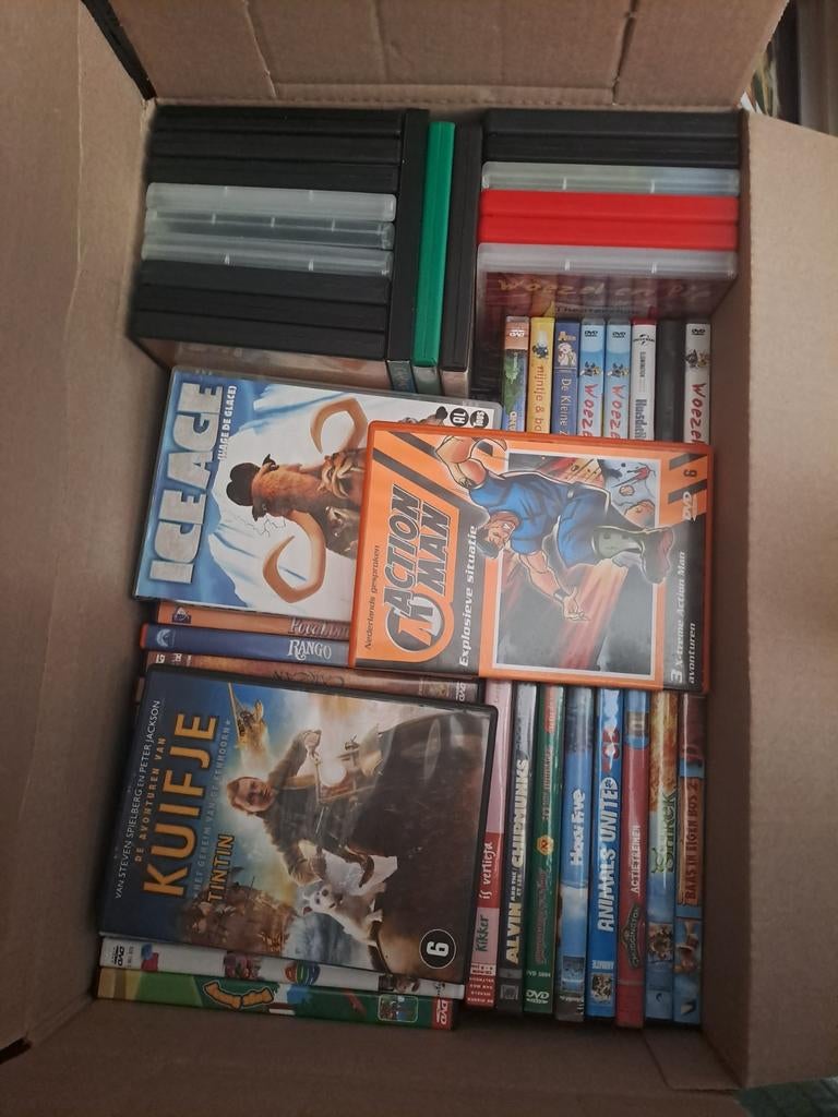 Diverse kinderdvds zie lijst in omschrijving, Avontuur, Gebruikt, Alle leeftijden, Ophalen of Verzenden