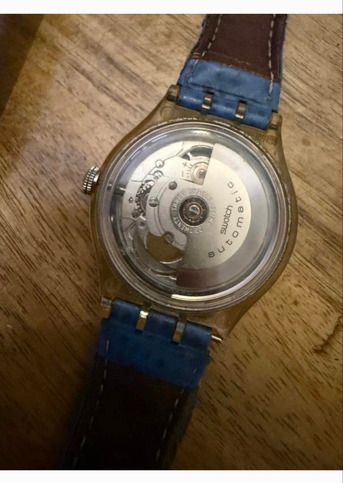 Vintage Swatch Automatic horloge uit 1993 - Zichtbaar uurwer, Sieraden, Tassen en Uiterlijk, Horloges | Antiek, Overige merken