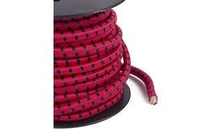 ELASTIEK 10mm haspels a 15mr  ROOD, Ophalen, Nieuw