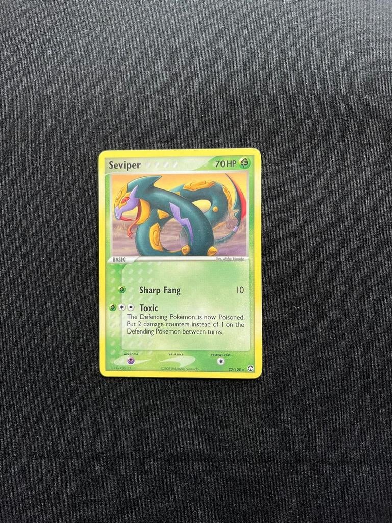 Pokémon kaart Seviper 23/108, Ophalen of Verzenden, Gebruikt, Losse kaart