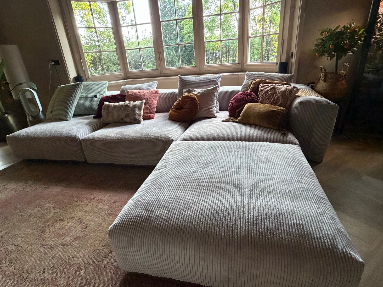 Hoezen Vetsak Cord Velour Platinum - 4 zitplaatsen XL, Ophalen of Verzenden, Zo goed als nieuw, Stof