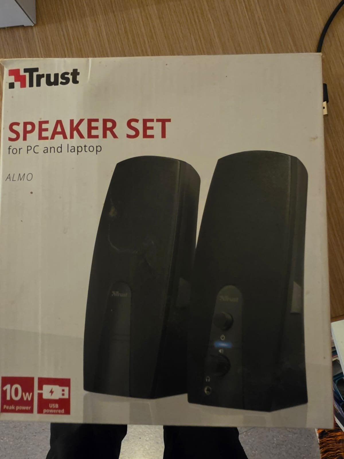 Trust Speaker Set voor PC en laptop - USB gevoed, Ophalen of Verzenden, Gebruikt, Audiokanaal 2, Trust