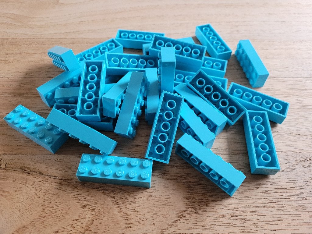 Partij N800=25x Nieuwe Lego stenen 2x6 (Meerdere setjes)