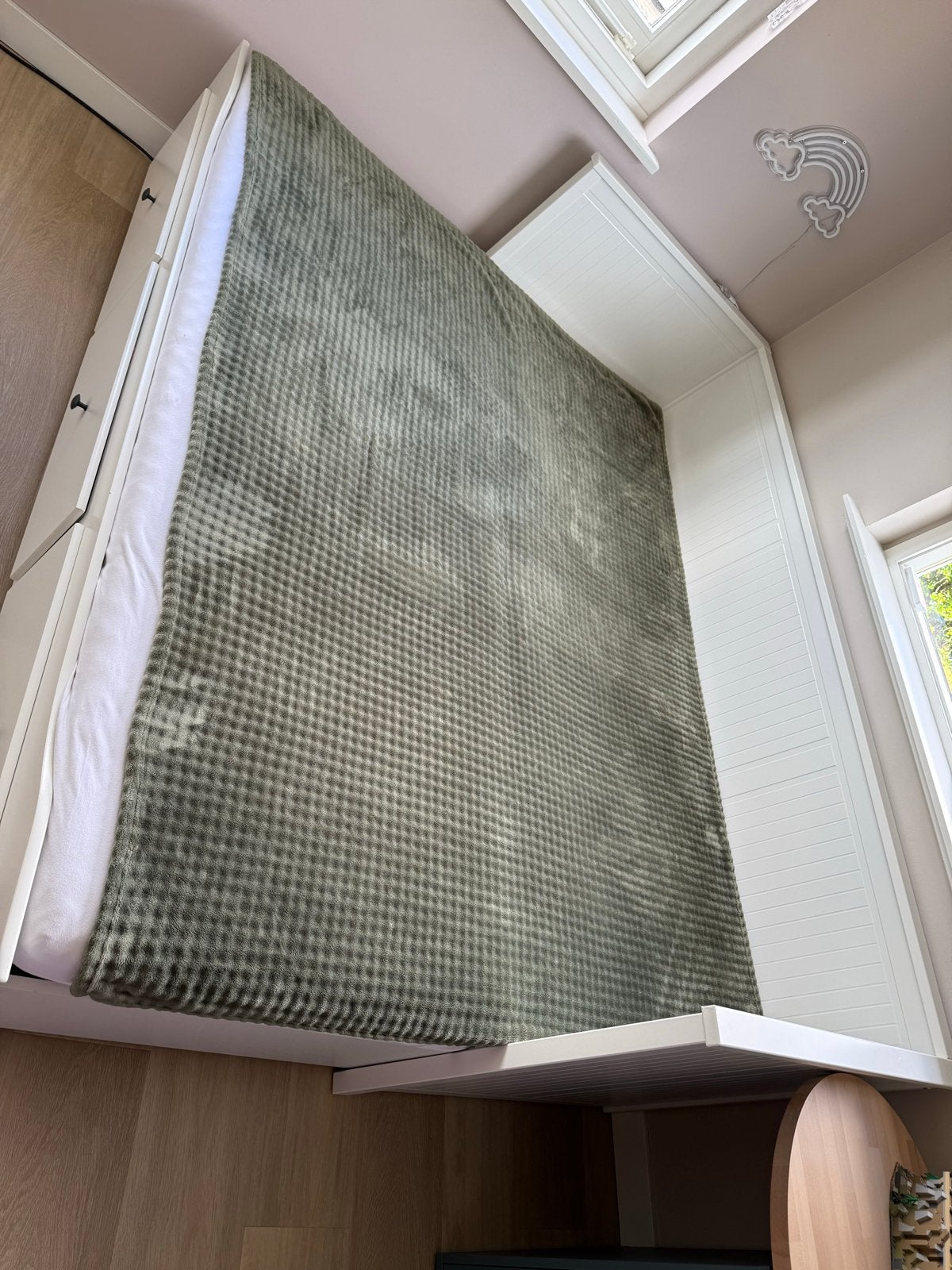 IKEA Hemnes bedbank - uitschuifbaar - z.g.a.n., Huis en Inrichting, Slaapkamer | Bedden, Ophalen, Verstelbaar, Wit, Tweepersoons