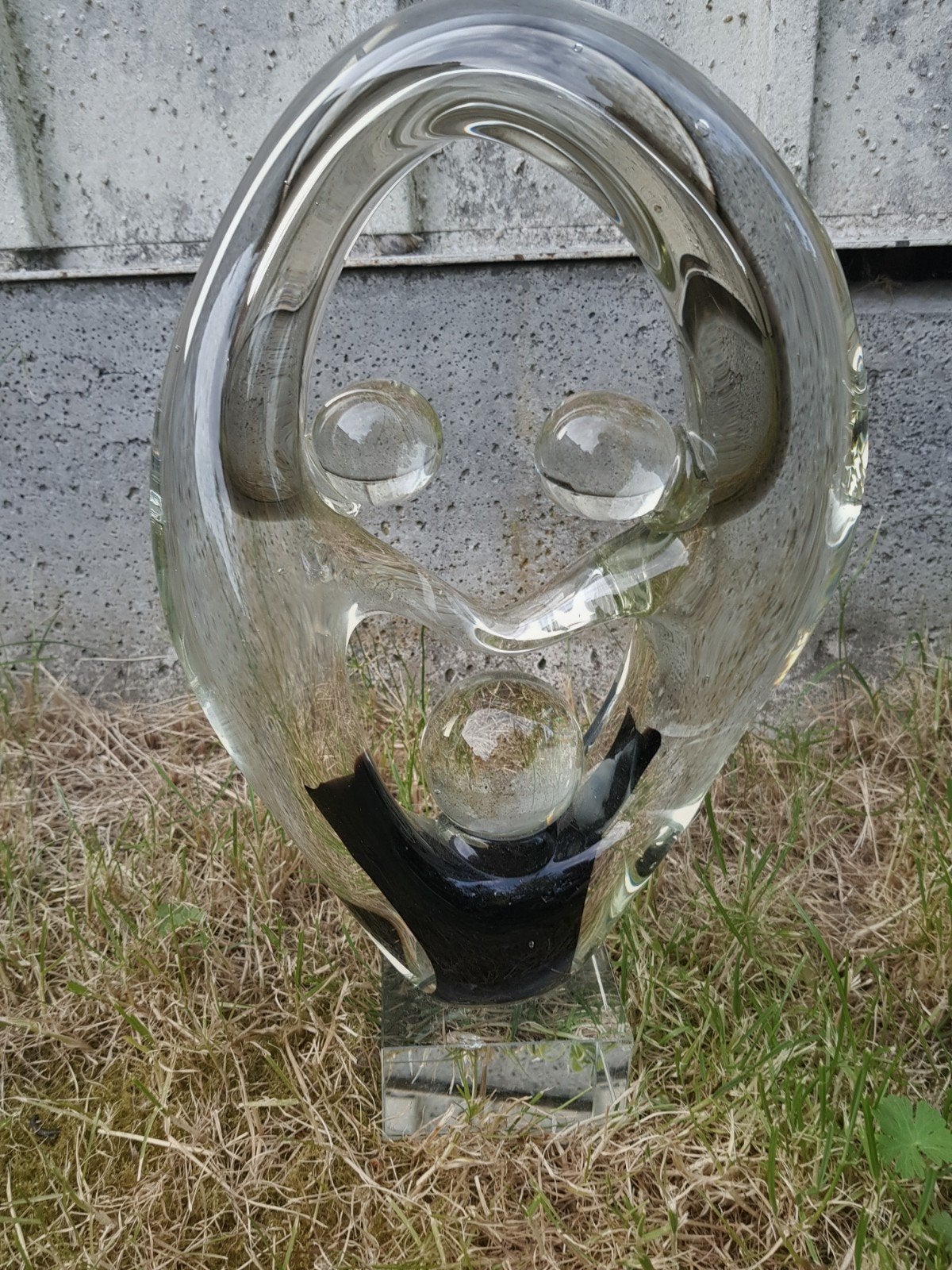Prachtig Murano glazen design beeld, 32 cm, Glas, Ophalen of Verzenden, Handgemaakt, 20 - 50 cm