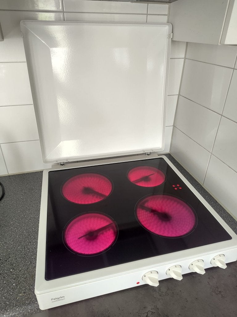 Kookplaat Pelgrim Ambition Keramisch, Ophalen, Gebruikt, Keramisch, 4 kookzones