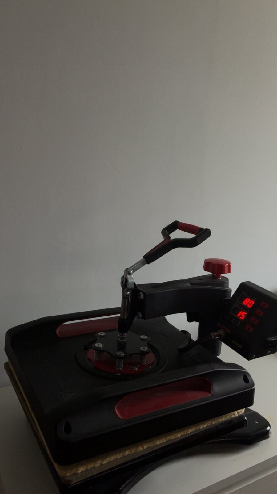 Heat press, Ophalen, Zo goed als nieuw