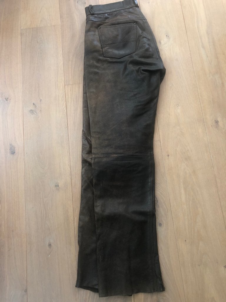 leren motorbroek, Motoren, Kleding | Motorkleding, Ophalen, Tweedehands, Dames, Broek | leer